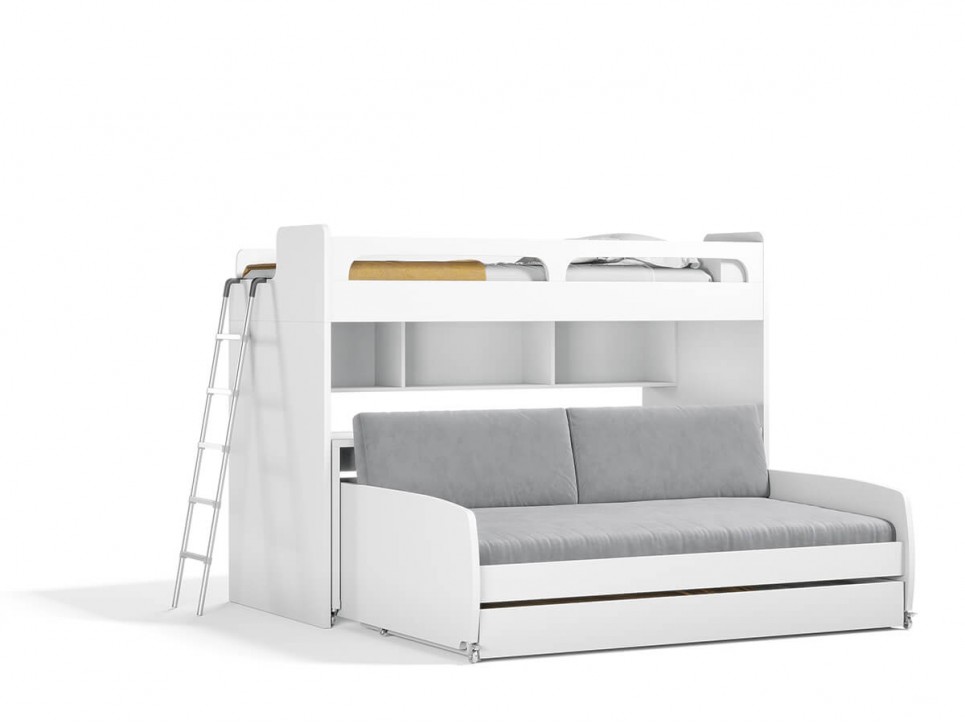 Bel Mondo Twin Over Full/Full XL Bunk Bed Set