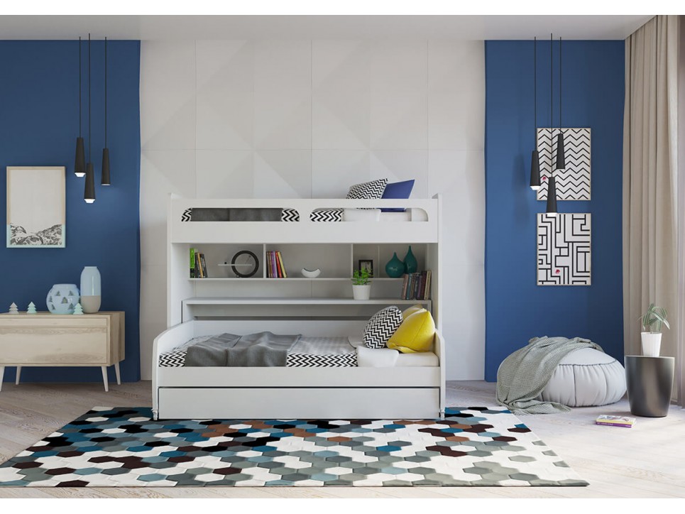 Bel Mondo Twin Over Full/Full XL Bunk Bed Set