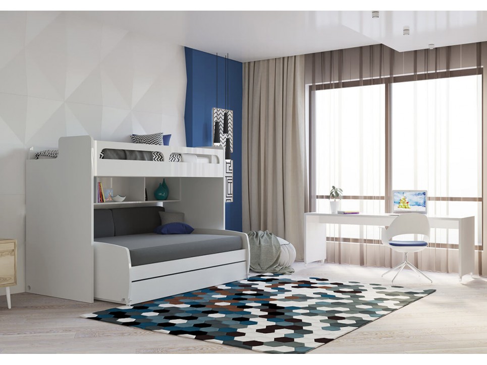 Bel Mondo Twin Over Full/Full XL Bunk Bed Set