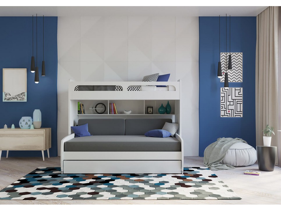 Bel Mondo Twin Over Full/Full XL Bunk Bed Set
