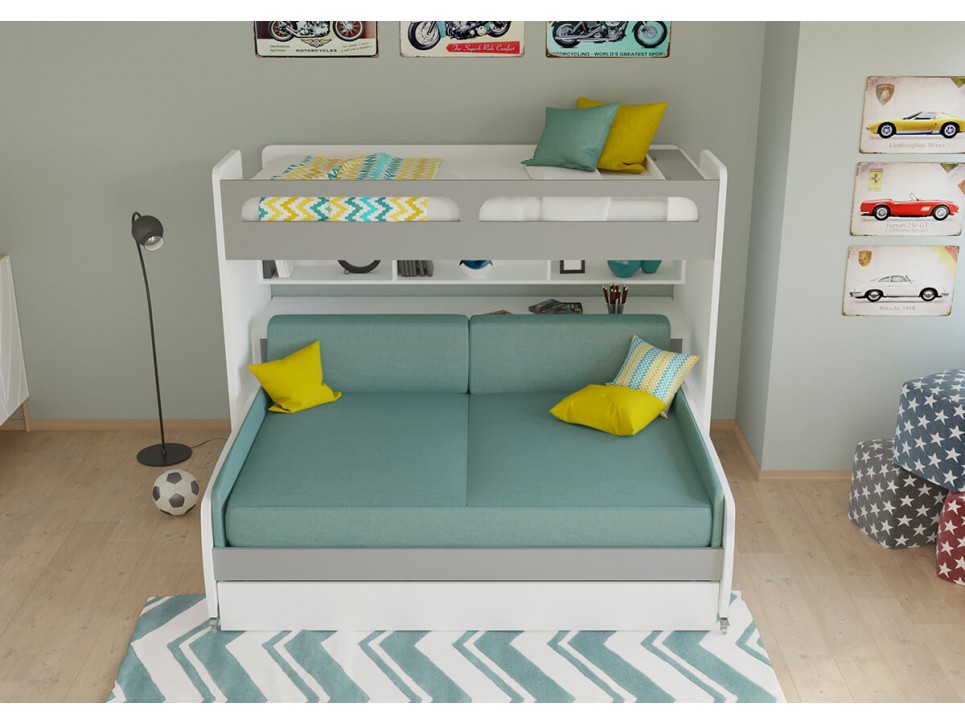 Bel Mondo Twin Over Full/Full XL Bunk Bed Set
