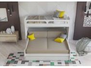 Bel Mondo Twin Over Full/Full XL Bunk Bed Set