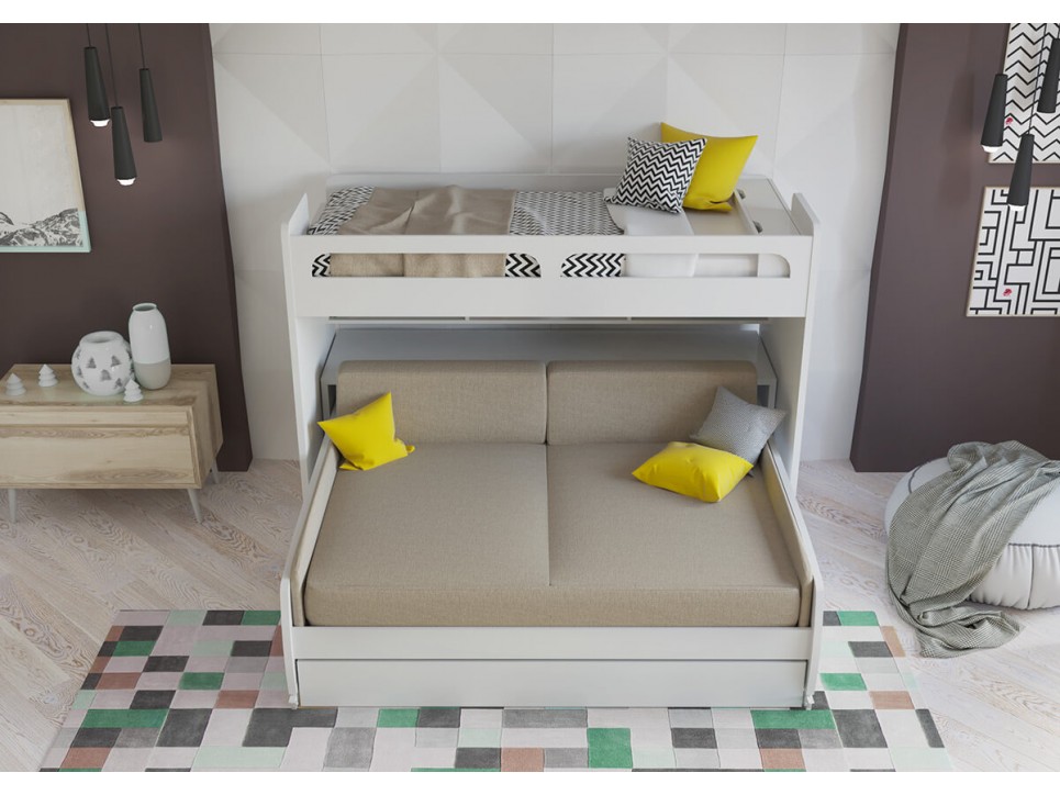 Bel Mondo Twin Over Full/Full XL Bunk Bed Set