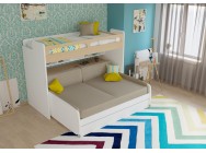 Bel Mondo Twin Over Full/Full XL Bunk Bed Set
