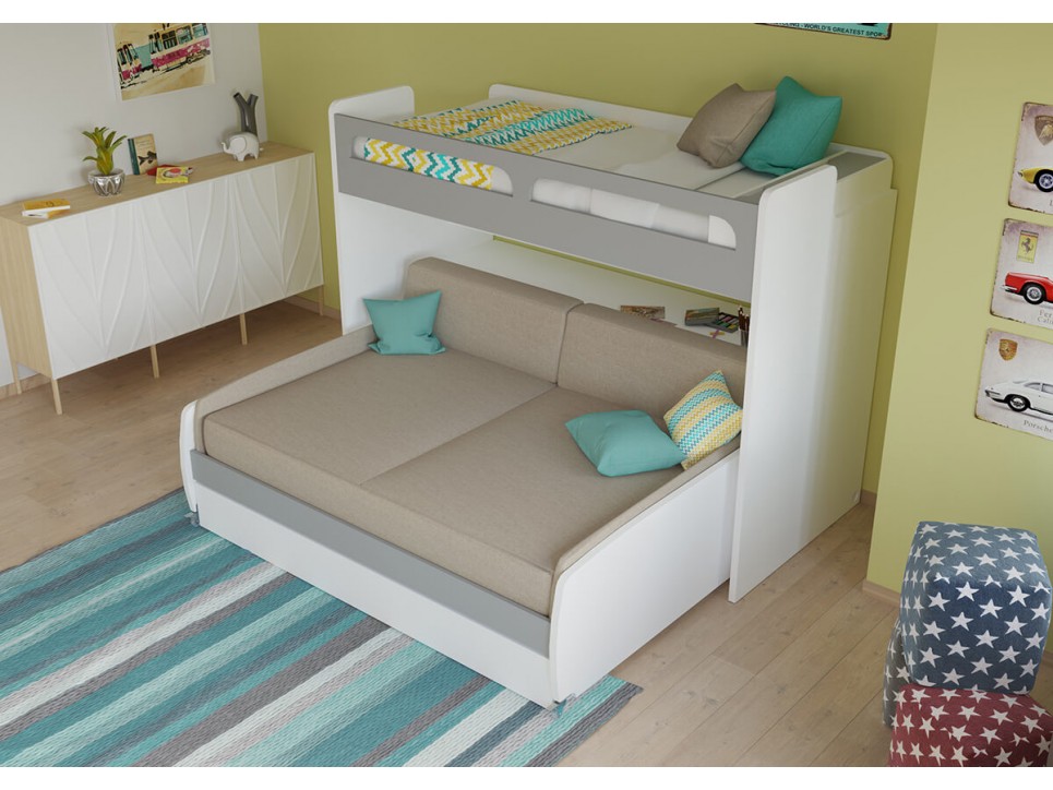 Bel Mondo Twin Over Full/Full XL Bunk Bed Set
