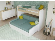 Bel Mondo Twin Over Full/Full XL Bunk Bed Set